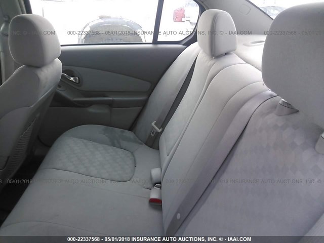 1G1ZT52875F333260 - 2005 CHEVROLET MALIBU LS WHITE photo 8