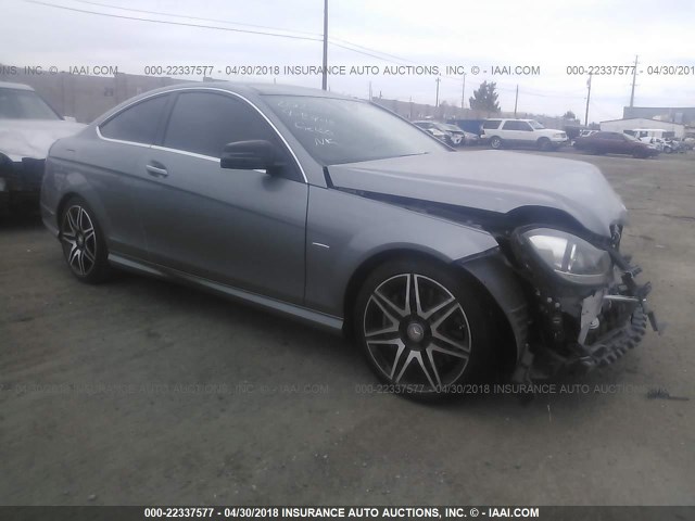 WDDGJ4HB3EG277934 - 2014 MERCEDES-BENZ C 250 GRAY photo 1