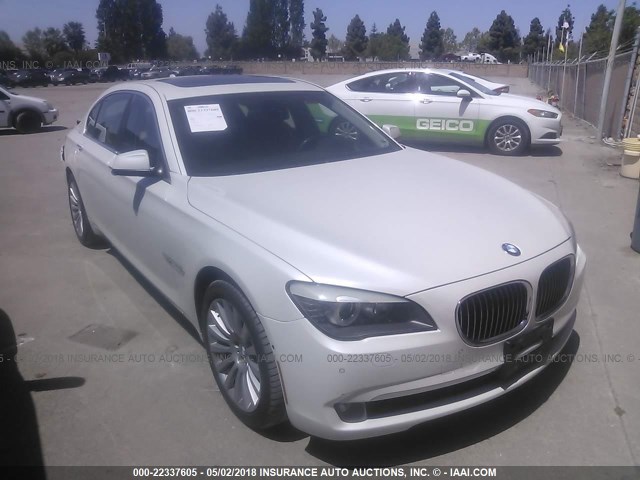 WBAKC8C5XCC436828 - 2012 BMW 750 LXI WHITE photo 1