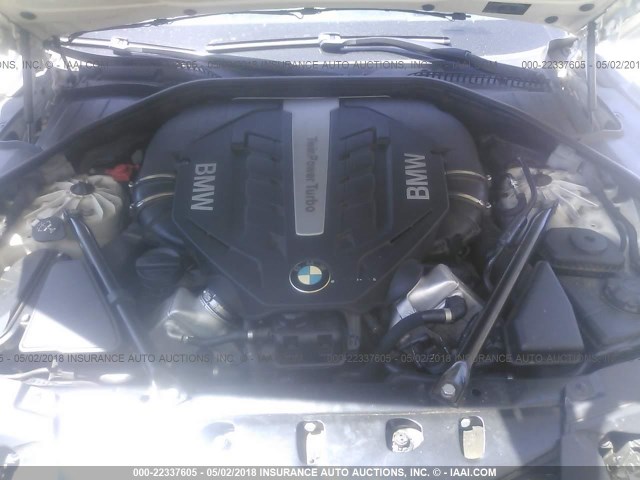 WBAKC8C5XCC436828 - 2012 BMW 750 LXI WHITE photo 10