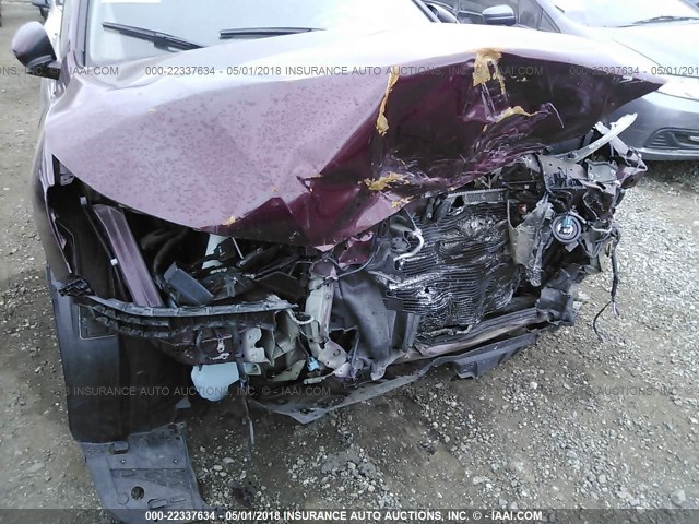 1HGCR2F54FA103864 - 2015 HONDA ACCORD SPORT 勃艮第红 照片 6