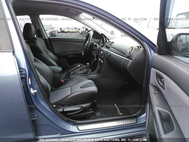 JM1BK34LX71722248 - 2007 MAZDA SPEED 3 蓝色 照片 5