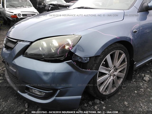 JM1BK34LX71722248 - 2007 MAZDA SPEED 3 蓝色 照片 6