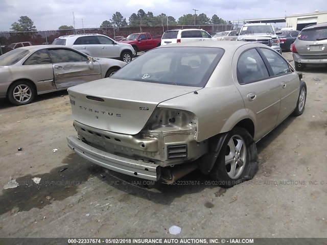 1B3EL46X46N111950 - 2006 DODGE STRATUS SXT BEIGE photo 4