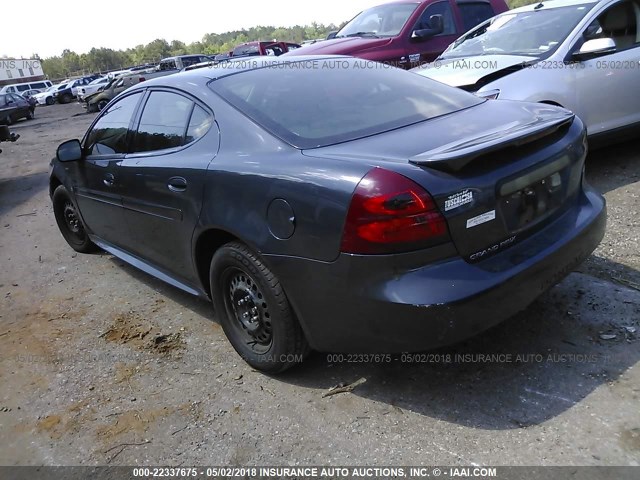 2G2WP552481189933 - 2008 PONTIAC GRAND PRIX GRAY photo 3