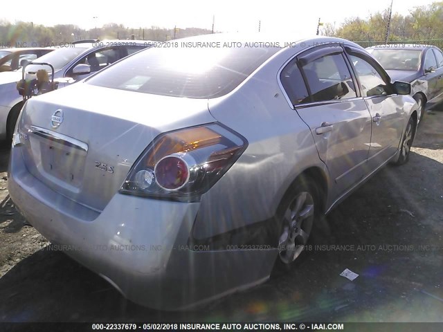 1N4AL21EX7C127824 - 2007 NISSAN ALTIMA 2.5/2.5S SILVER photo 4