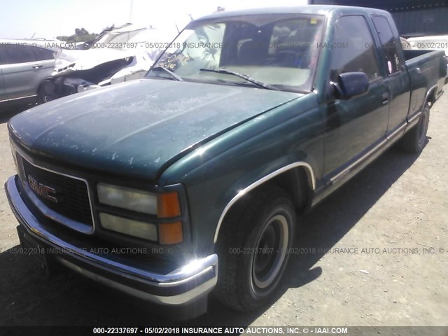 2GTEC19R5T1509062 - 1996 GMC SIERRA C1500 GREEN photo 6