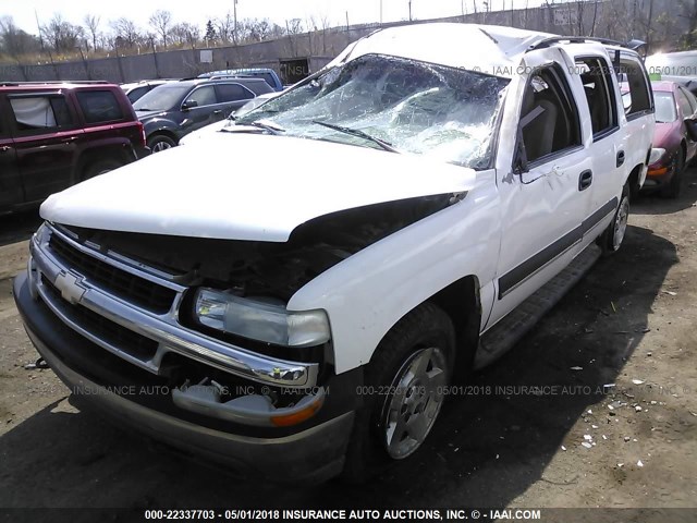 3GNFK16ZX4G177485 - 2004 CHEVROLET SUBURBAN K1500 WHITE photo 6