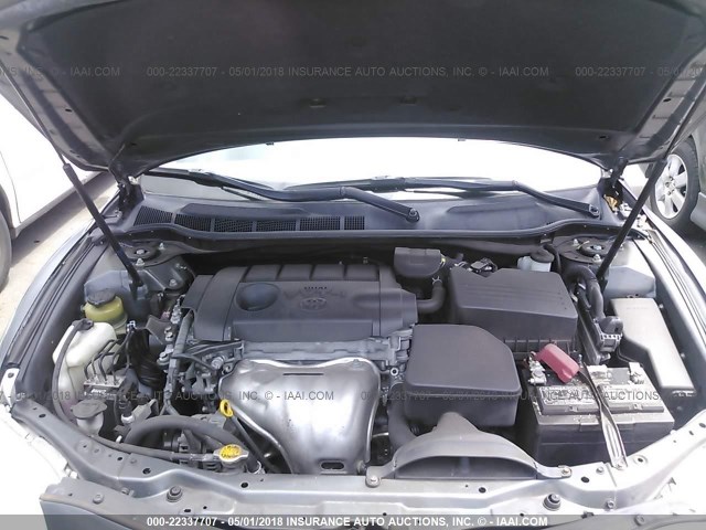 4T1BF3EK3BU196977 - 2011 TOYOTA CAMRY SE/LE/XLE Сұр фото 10