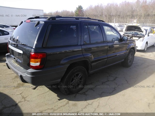 1J4GW48S94C253391 - 2004 JEEP GRAND CHEROKEE LAREDO/COLUMBIA/FREEDOM 黑色 照片 4