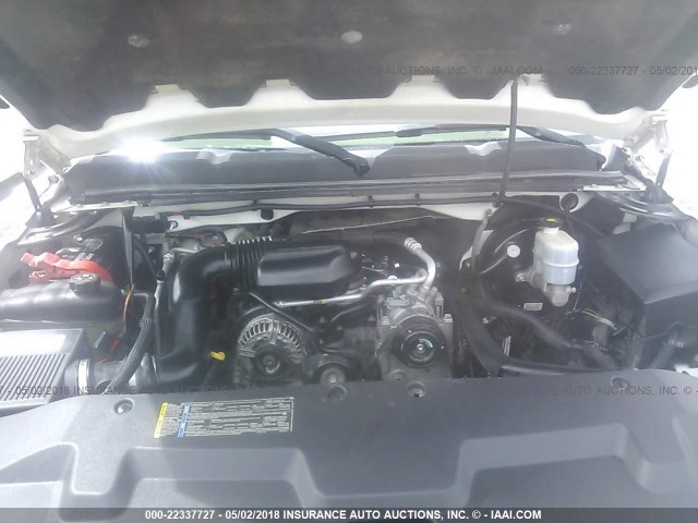 1GCEC19XX7Z653380 - 2007 CHEVROLET SILVERADO C1500 CLASSIC WHITE photo 10