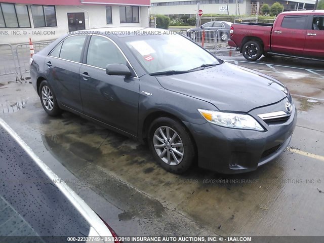 4T1BB3EK9AU123980 - 2010 TOYOTA CAMRY HYBRID GRAY photo 1