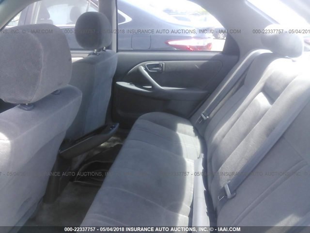 4T1BG22K8YU668207 - 2000 TOYOTA CAMRY CE/LE/XLE 银色 照片 8