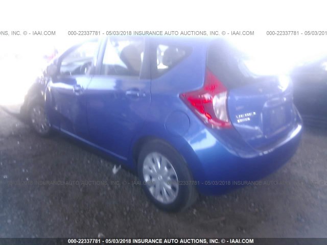 3N1CE2CP2GL365427 - 2016 NISSAN VERSA NOTE S/S PLUS/SV/SL/SR BLUE photo 3