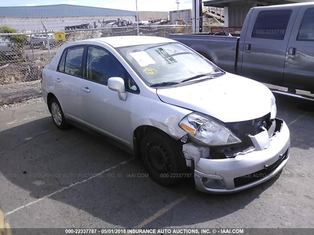 3N1BC1AP2AL366387 - 2010 NISSAN VERSA S/SL SILVER photo 1