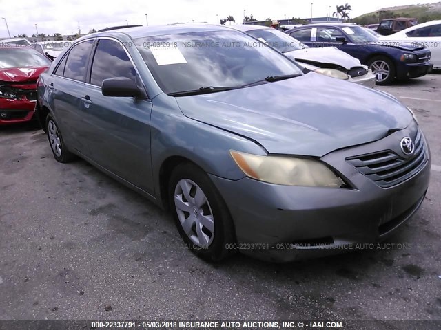 4T1BE46K67U582307 - 2007 TOYOTA CAMRY NEW GENERAT CE/LE/XLE/SE GREEN photo 1