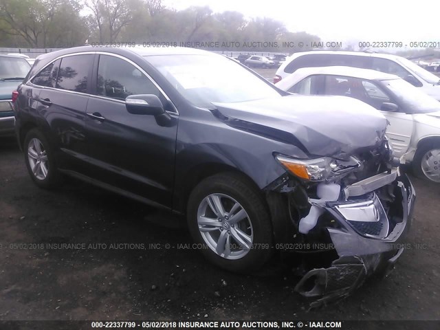 5J8TB4H50FL025939 - 2015 ACURA RDX TECHNOLOGY GRAY photo 1