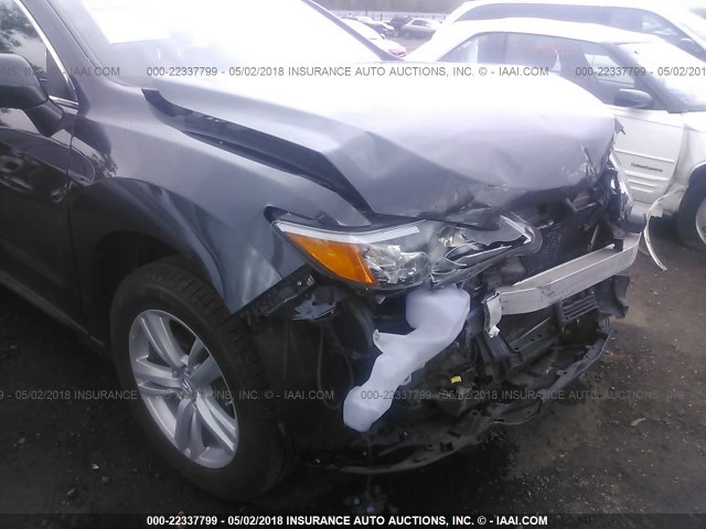 5J8TB4H50FL025939 - 2015 ACURA RDX TECHNOLOGY GRAY photo 6