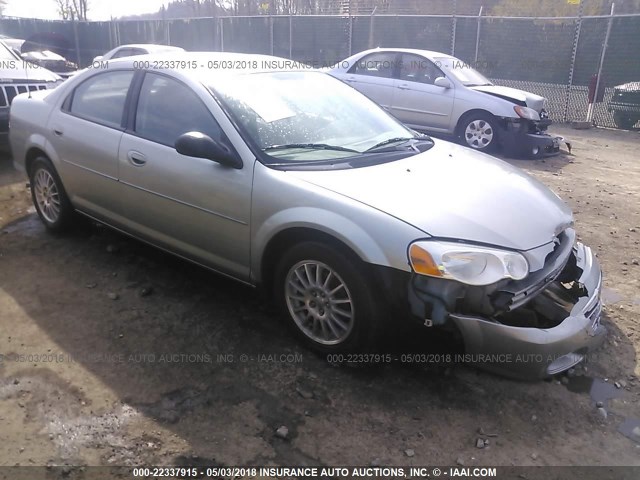 1C3EL46X25N592248 - 2005 CHRYSLER SEBRING GREEN photo 1