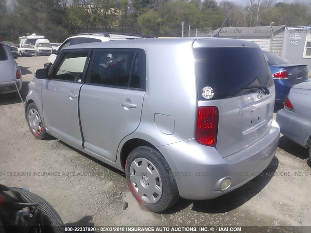 JTLKE50E991084124 - 2009 TOYOTA SCION XB SILVER photo 3