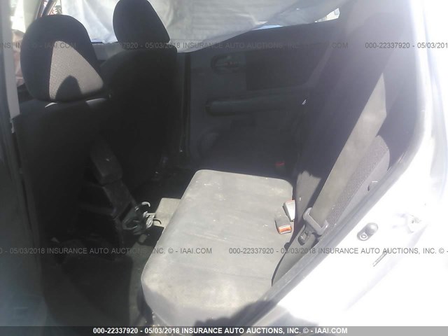 JTLKE50E991084124 - 2009 TOYOTA SCION XB SILVER photo 8