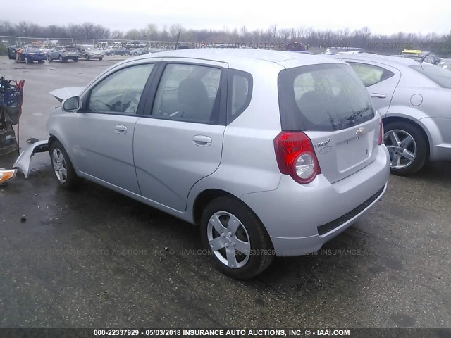 KL1TD6DE1AB113334 - 2010 CHEVROLET AVEO LS/LT 银色 照片 3