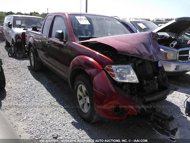 1N6BD0CT2CC466046 - 2012 NISSAN FRONTIER S/SV RED photo 1