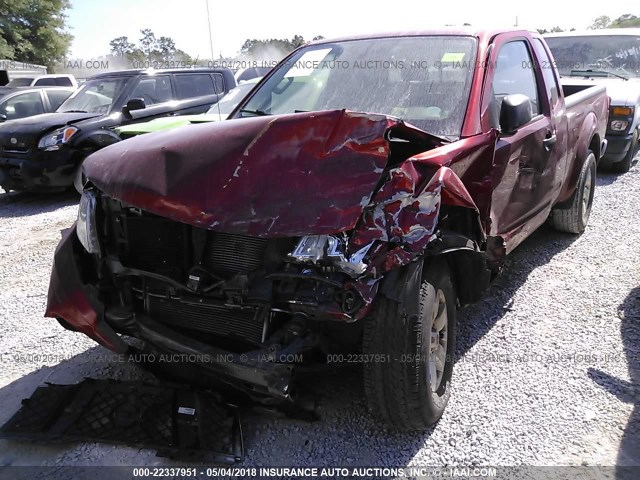 1N6BD0CT2CC466046 - 2012 NISSAN FRONTIER S/SV RED photo 6