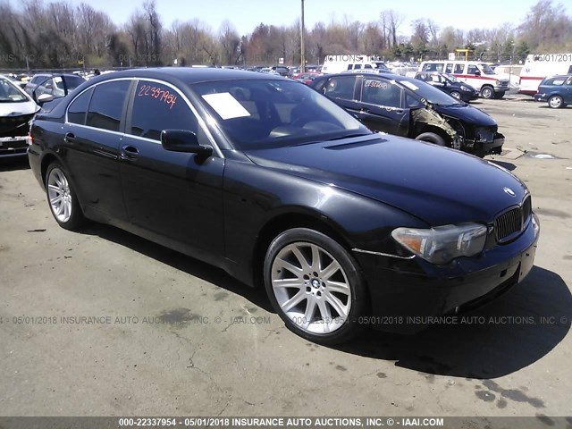 WBAGL63462DP55993 - 2002 BMW 745 I BLACK photo 1