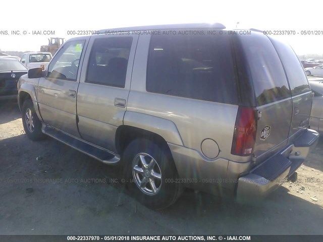 1GYEK63RXYR224066 - 2000 CADILLAC ESCALADE LUXURY ბეჟი ფოტო 3