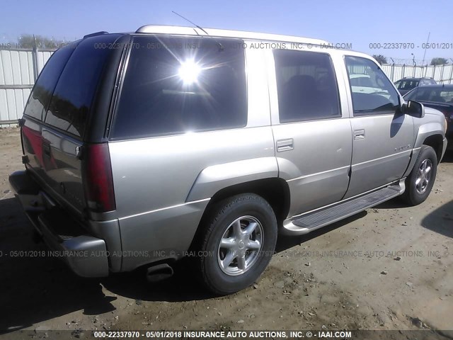 1GYEK63RXYR224066 - 2000 CADILLAC ESCALADE LUXURY ბეჟი ფოტო 4