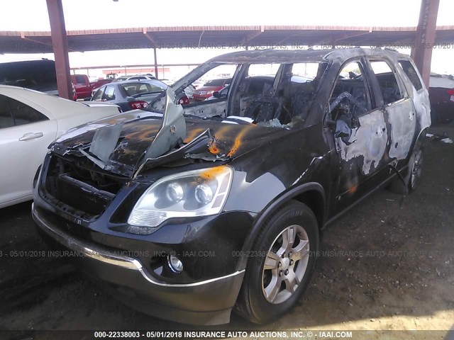 1GKER33D59J153996 - 2009 GMC ACADIA SLT-2 BLACK photo 2