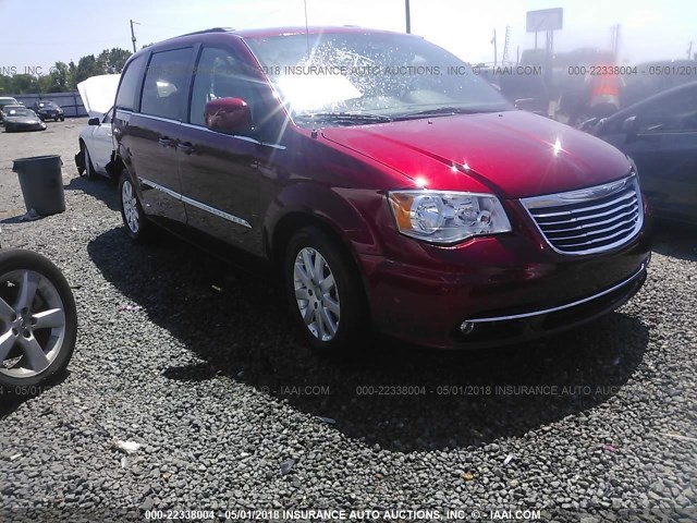 2C4RC1BG5DR565015 - 2013 CHRYSLER TOWN & COUNTRY TOURING RED photo 1