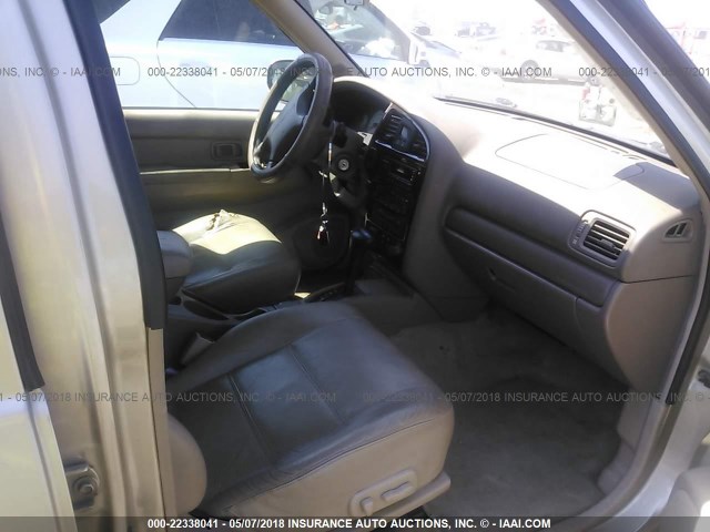 JN8DR09Y41W575852 - 2001 NISSAN PATHFINDER LE/SE/XE GOLD photo 5