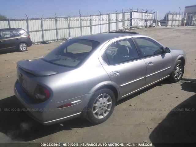 JN1CA31D0YT508267 - 2000 NISSAN MAXIMA GLE/GXE/SE GRAY photo 4