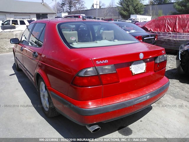 YS3ED45E313006406 - 2001 SAAB 9-5 RED photo 3