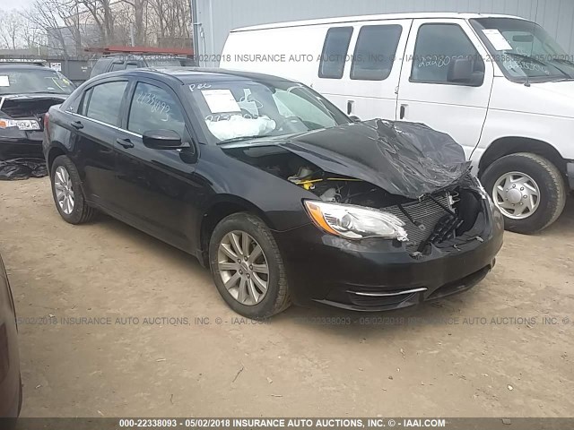 1C3CCBBB6DN674522 - 2013 CHRYSLER 200 TOURING BLACK photo 1