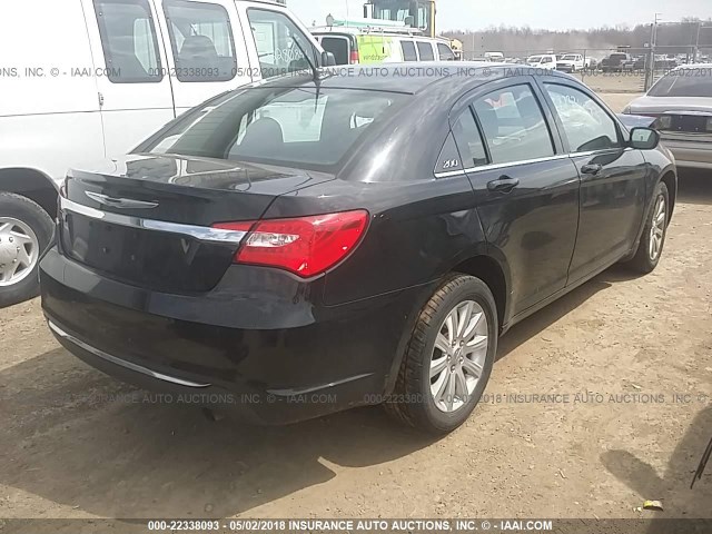 1C3CCBBB6DN674522 - 2013 CHRYSLER 200 TOURING BLACK photo 4