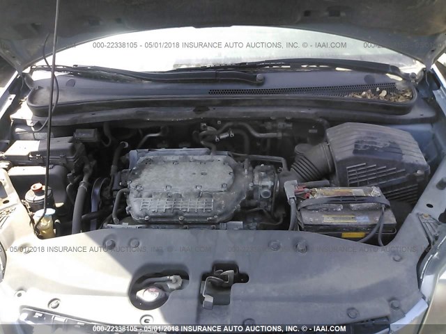 5FNRL38765B125689 - 2005 HONDA ODYSSEY EXL ლურჯი ფოტო 10