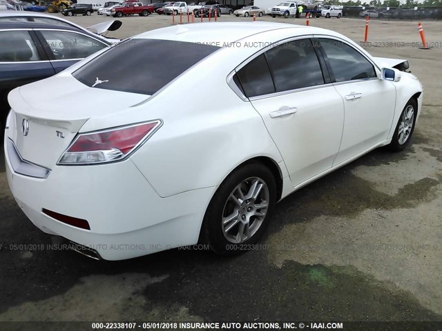 19UUA86559A018678 - 2009 ACURA TL WHITE photo 4