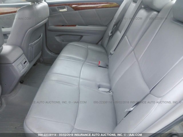 4T1BK36BX5U015680 - 2005 TOYOTA AVALON XL/XLS/TOURING/LIMITED GRAY photo 8