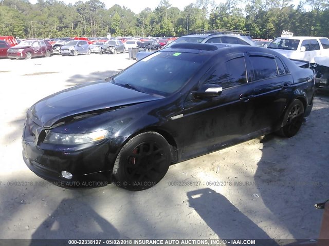 19UUA76518A021375 - 2008 ACURA TL TYPE S BLACK photo 2