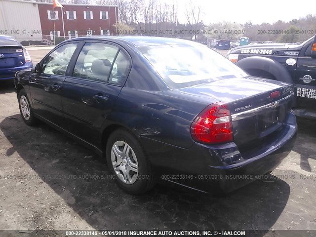 1G1ZS58F87F254367 - 2007 CHEVROLET MALIBU LS 蓝色 照片 3
