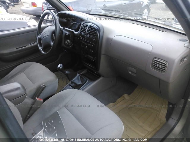 KNDJB723925109688 - 2002 KIA SPORTAGE TAN photo 5