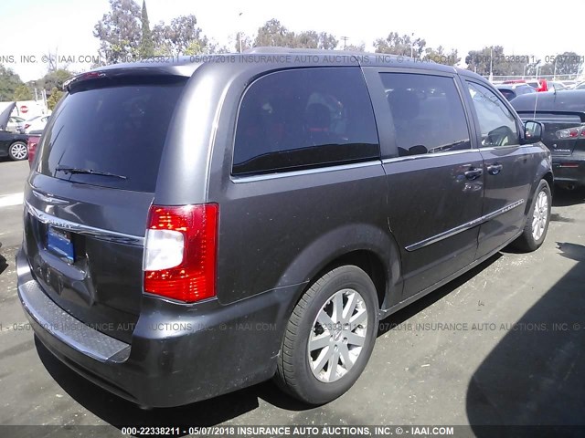 2C4RC1BG5FR561453 - 2015 CHRYSLER TOWN & COUNTRY TOURING GRAY photo 4