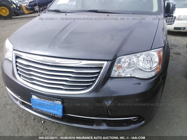 2C4RC1BG5FR561453 - 2015 CHRYSLER TOWN & COUNTRY TOURING GRAY photo 6