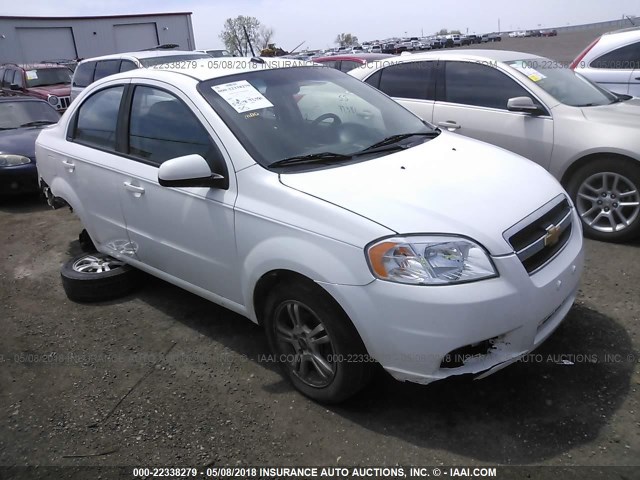 KL1TD5DE2AB101476 - 2010 CHEVROLET AVEO LS/LT 白色 照片 1