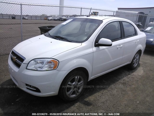 KL1TD5DE2AB101476 - 2010 CHEVROLET AVEO LS/LT 白色 照片 2