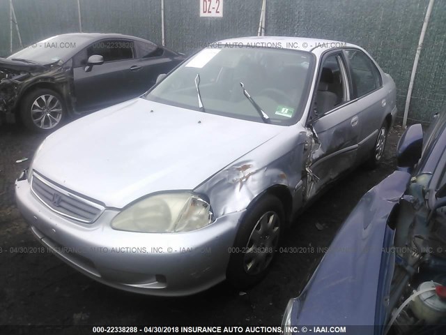 2HGEJ6619XH534692 - 1999 HONDA CIVIC SE SILVER photo 2