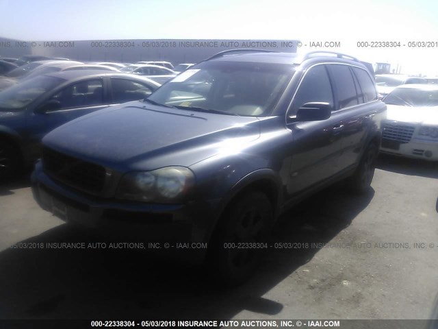 YV1CM592151143392 - 2005 VOLVO XC90 GRAY photo 2
